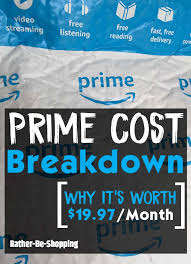 Amazon prime is amazon's way of getting even better deals to their most loyal customers. Amazon Prime Cost Breakdown Why Prime Is Worth 19 97 Per Month