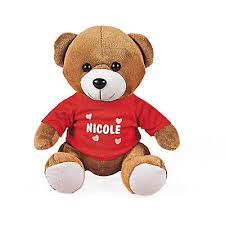 A valentines day teddy bear delivery will remind your valentine just how cuddly you are! Valentine Stuffed Bear With Personalized T Shirt Oriental Trading