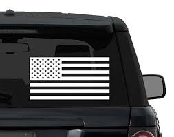 Flat Black American Flag Window Decal Pin On Broad Street Artistry