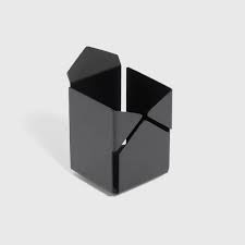 Postino Pen Stand In Black Sheet Metal Metal Design Metal Products