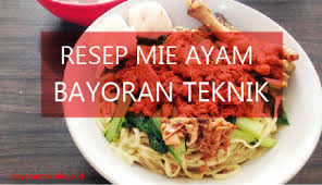 Sesuai namanya, bahan dan cara pembuatannya sangat sederhana. Resep Mie Ayam Sederhana Rasa Nikmat Dan Higienis