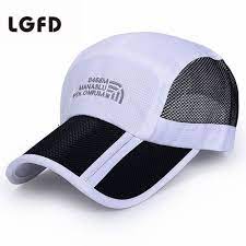 Click To Buy Wholesale Men Foldable Outdoor Golf Trucker Hat Baseball Cap Absorber Mesh Flex Casquette Casquillo Del A Hats Adjustable Hat Baseball Cap