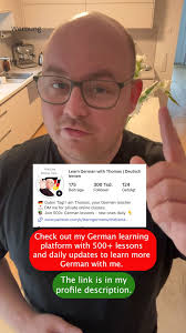 Learn German with Thomas