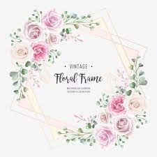 Bella Decorazione Floreale Cornice Floreale Dell Acquerello Per Il Matrimonio Sfondo Modello Fiore File Png E Psd Per Download Gratuito Cornice Di Fiori Decorazioni Floreali Cornici