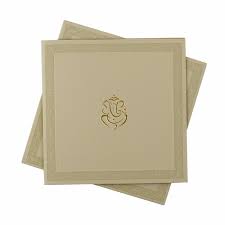 Simple And Elegant Hindu Wedding Card Hindu Wedding Cards Wedding Cards Simple Wedding Cards