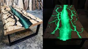 Save by building a homemade table, and stay in style. Led Epoxy Resin River Table 2 Youtube