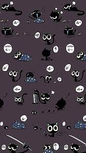 72 viewscute blonde girl, look back, grass, summer. Cute Black Cat Pattern Iphone Wallpaper Cool Backgrounds