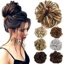 Lelinta Hair Bun Extensions Wavy Curly Messy Hair Extensi Https Www Amazon Com Dp B078n51lcy Ref Cm Sw R Bun Hair Piece Synthetic Curly Hair Chignon Hair