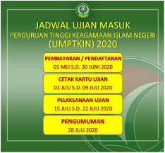 Total soal umptkin berdasarkan tahun 2020 lalu sebanyak 90 soal dengan durasi 100 menit artinya, waktu mengerjakan 1 soal adalah 1 menit lebih dikit. Surat Edaran Jadwal Ujian Masuk Jalur Um Ptkin Tahun 2020 Iain Syekh Nurjati Cirebon