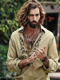 Pin By Carlos Miranda On Fairytales Fantasy Fashions Indie Outfits Mens Hairstyles Boho Men