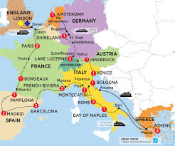 Europe Trip France Map Map Of Spain Italy Map