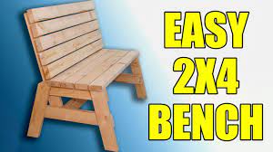 To cover the two sides and the front of the bench with 1/4 x 4 t&g beadboard, cut each piece to fit vertically from the base of the bench to. 2x4 Sitting Bench 104 Youtube