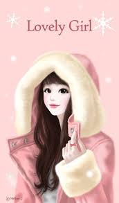 Shared By Kim Dae Ri Find Images And Videos About Girl Cute And Art On We Heart It The App To Get Lo Cute Cartoon Girl Cute Girl Wallpaper Girl Cartoon