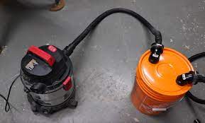 He uses a rigid shop vac to show the process. How To Build A Water Collecting Bucket Buddy For Your Shop Vac Adafruit Industries Makers Hackers Artists Designers And Engineers