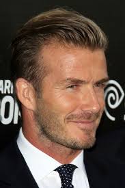 Medium Brown Straight Slick Multi Tonal David Beckham Mens Haircut Celebrity Hairstyles For Men Cool Hairstyles Celebrities Brown Straight Hair