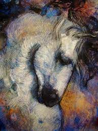 Equine Study In Blue 2015 By Tonja Sell Horse Oil Painting Horse Painting Wow Painting