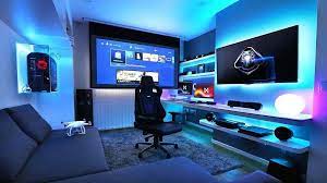 Gamingsetup Send Me Your Setup For Post It Follow And Invite Your Friend If You Like This Leav Computer Gaming Room Video Game Room Design Video Game Rooms
