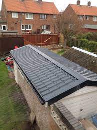 Tile Effect Roof Sheets From Rhino Cladding Roof Panels Cinder Block House Roof