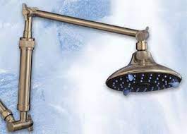 Image Of Filtered Sprite Shower Up Double Shower Arm Extension Shown In Brushed Nickel Adjustable Shower Head Shower Heads Shower Head Extension