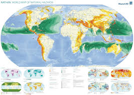 Global Map Of Natural Hazards World Map Hazard Map Global Map