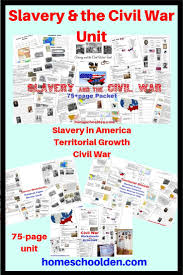 Slavery And The Civil War Unit Civil War Unit Civil War Unit Study Civil War Timeline
