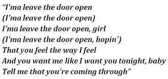 Two of these times, the burglar broke windows on my house's door to gain entry to my house, suggesting the burglar didn't take the time to turn the door knob. Deja La Puerta Abierta Por Silk Sonic Significados Y Hechos De Las Canciones