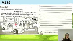 Latihan bina ayat berdasarkan gambar. Bahasa Melayu Tahun 3 Muka Surat 91 92 Buku Aktiviti Jilid 1 Unit 12 Kerjasama Asas Kesejahteraan Youtube