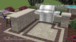 Grill Station With Bar Design R60 Outdoor Kitchen Design Outdoor Grill Station Outdoor Kitchen Countertops