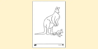 Check spelling or type a new query. Free Kangaroo With Baby Joey Colouring Sheet Colouring Sheets