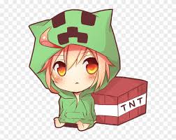Fast food cartoon icon set. Drawn Minecraft Anime Chibi Minecraft Free Transparent Png Clipart Images Download