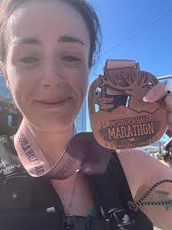 From weighing over 300 pounds and being unable to run ⏭️ to the Missoula  Half Marathon finish line this summer 🏅 After a lifetime of struggling  with her weight and feeling dismissed