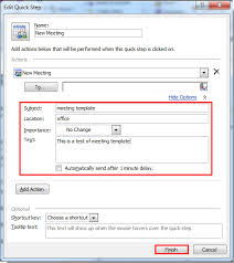 How To Create Appointment Or Meeting Template In Outlook