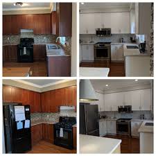 Another Kitchen Cabinet Refinishing Project Teamed Up With An Interior Decorator And Contracti Kitchen Cabinets Painting Kitchen Cabinets Refinishing Cabinets