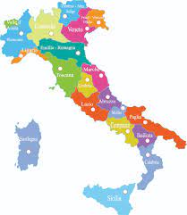 Erleben sie die regionen italiens. Die 20 Schonsten Regionen Und Provinzen In Italien Karte