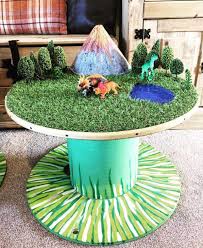 Dinosaur Cable Reel Table Cable Reel Ideas For Kids Kids Play Table Dinosaur Play