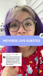 WEVERSE LIVE SUBTITLE