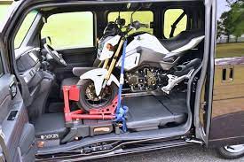 ライダーに朗報 驚異的な積載力のトランポ登場 ホンダ n van レスポンス response jp ホンダ n ホンダ バイク トランポ
