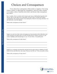 Automatically make stunning handwriting worksheets saving you hours of time! Making The Right Choices Worksheets Google Search Worksheets For Kids Life Skills Lessons Therapy Worksheets