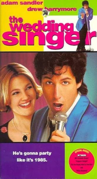 Amazon.com: Wedding Singer [VHS] : Adam Sandler, Drew Barrymore, Christine  Taylor, Allen Covert, Matthew Glave, Ellen Albertini Dow, Angela  Featherstone, Alexis Arquette, Christina Pickles, Jodi Thelen, Frank  Sivero, Patrick McTavish, Frank Coraci,