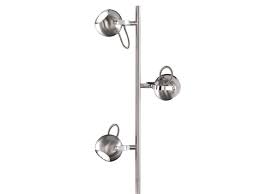 Coole 3 Flammige Led Stehlampe Zum Lesen Flexible Spots Silber