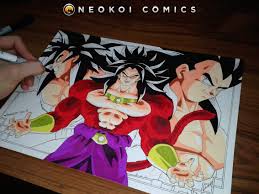 Les presentamos las nuevas invitaciones de dragon ball super broly gratis para cumpleaños virtuales: Broly Ssj4 Neokoi Comics