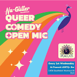 Nu Glitter Queer Comedy Open Mic