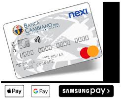 En italia, uno de los bancos más distinguidos está el banco banca di credito cooperativo di cambiano, ya que dispone de servicios como si el banco banca di credito cooperativo di cambiano no encaja en tus necesidades, puedes probar a visitar las oficinas del banco postal de italia. Carta Di Credito Cambiano Classic Carte Di Pagamento Banca Cambiano