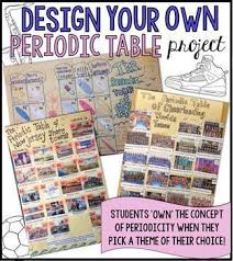 Perfect Student Centered Project On Periodicity Design Your Own Periodic Tabl Periodic Table Project Science Teaching Resources Periodic Table Of The Elements