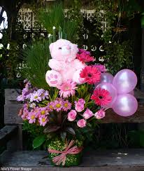 Our skilled team packs the balloons and flowers. Get Well Soon Flowers Julie S Flower Shoppe