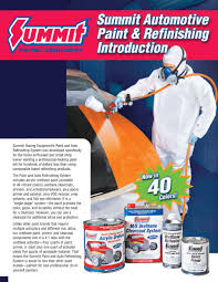 Summit Racing Equipment S Paint And Auto Refinishing System