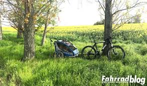 Fahrrad Fahren Mit Kinderfahrradanhanger Tests Erfahrungen Im Fahrrad Blog