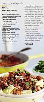 Sw Beef Ragu With Pasta Healthy Beef Recipes Healthy Eating Recipes Heart Healthy Dinners