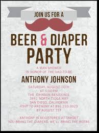 Men S Baby Shower Invitations Beer Diaper Party In Honor Of The Dad To Be Diaper Parties Gray Baby Shower Invitations Diaper Party Invitations
