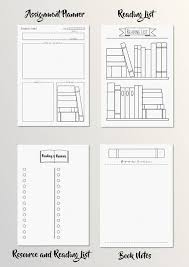 Bullet journal time tracker printable Bullet Journal Academic School Student Planner Printable Bujo Pages Digital Download Bullet Journal Student Bullet Journal Printables Bujo Pages
